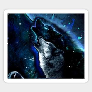 Shadow wolf Sticker